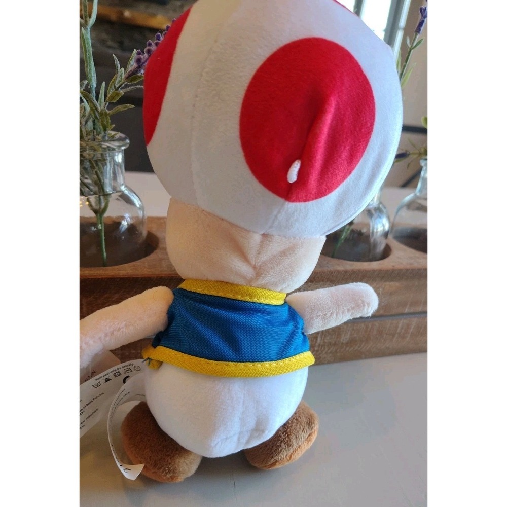 Good Stuff 2021 Nintendo 16" Jumbo Super Mario Toad Plush Toy - Picture 9 of 15